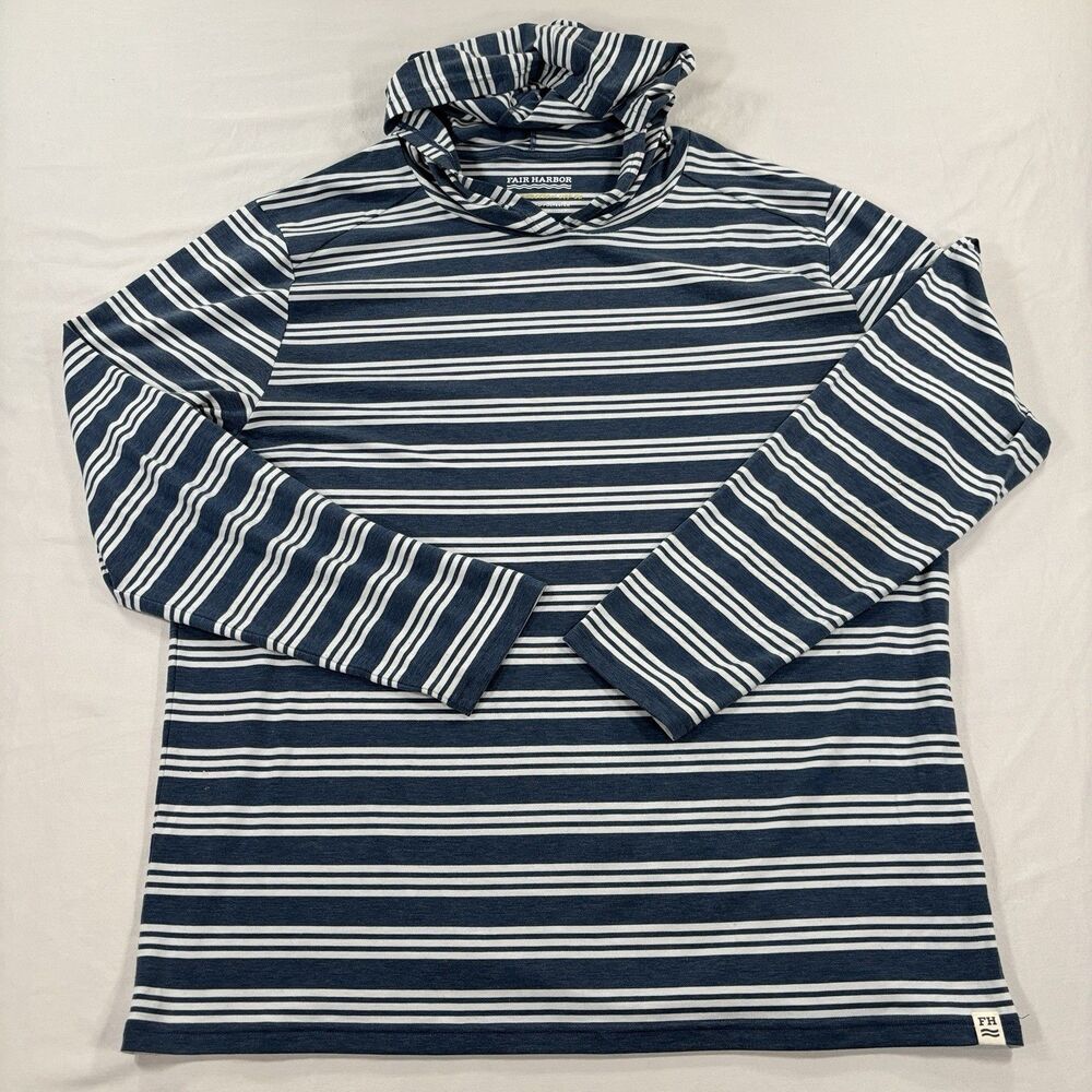 Fair Harbor The Seabreeze Hoody Mens XL UPF 50+ Pullover Fishing Casual